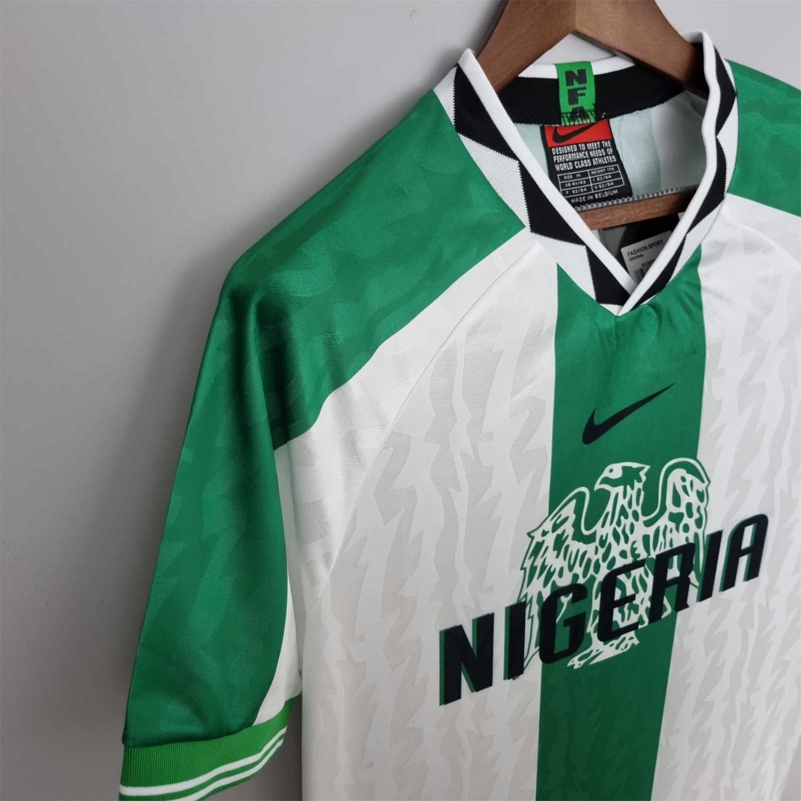 1996 Nigeria Away Soccer Retro Jersey - view 6