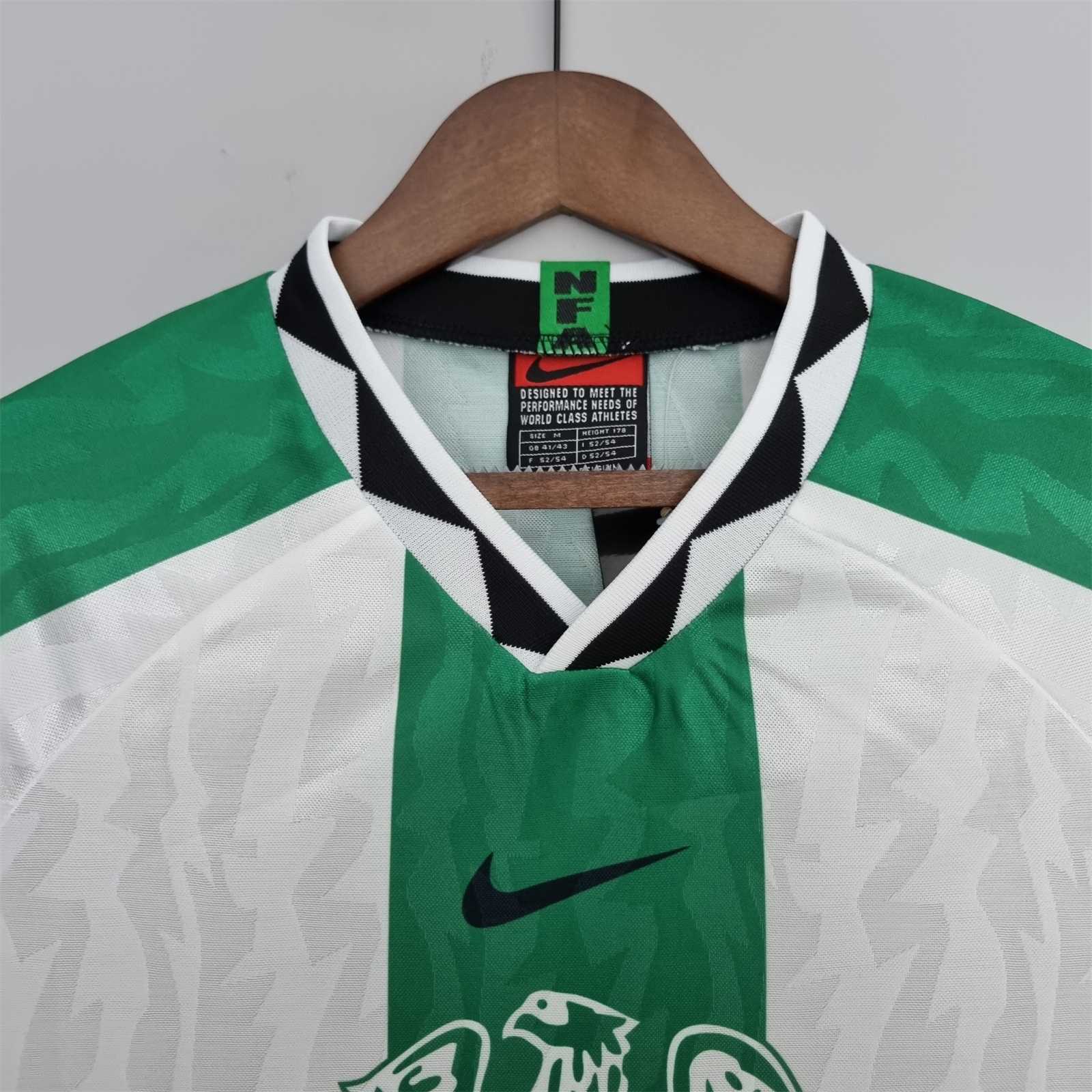 1996 Nigeria Away Soccer Retro Jersey - view 7