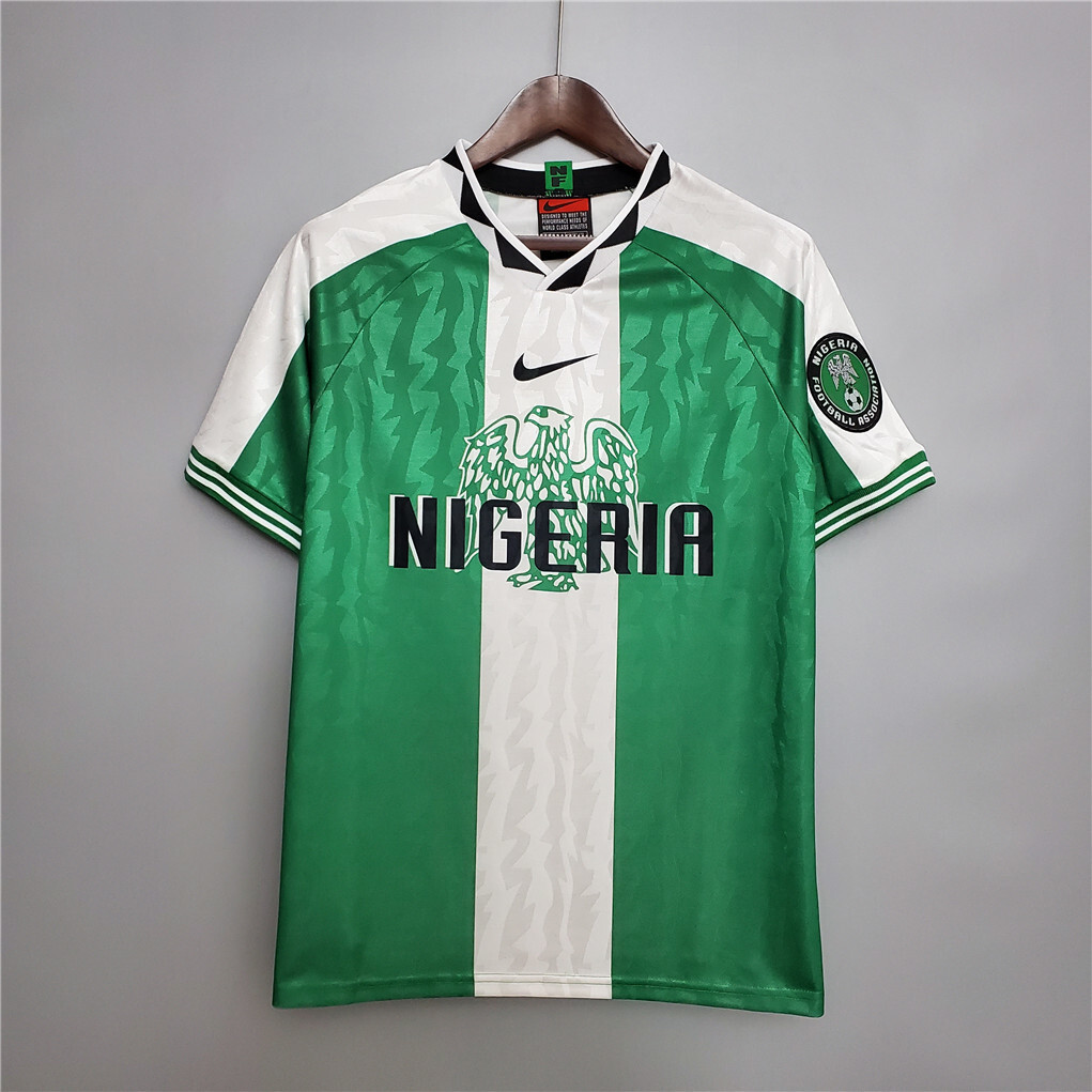 1996 Nigeria Home Soccer Retro Jersey
