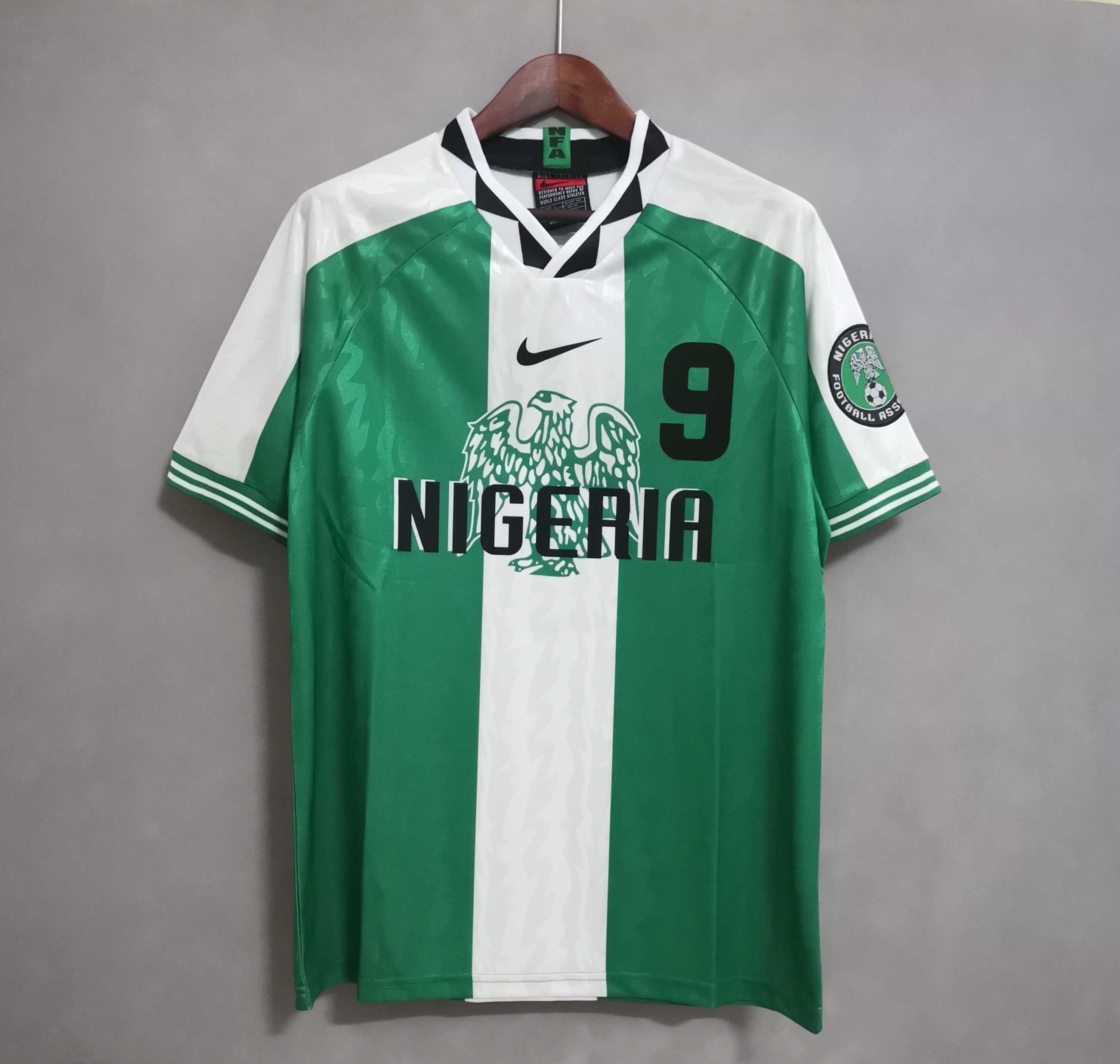 1996 Nigeria Home Soccer Retro Jersey - view 14