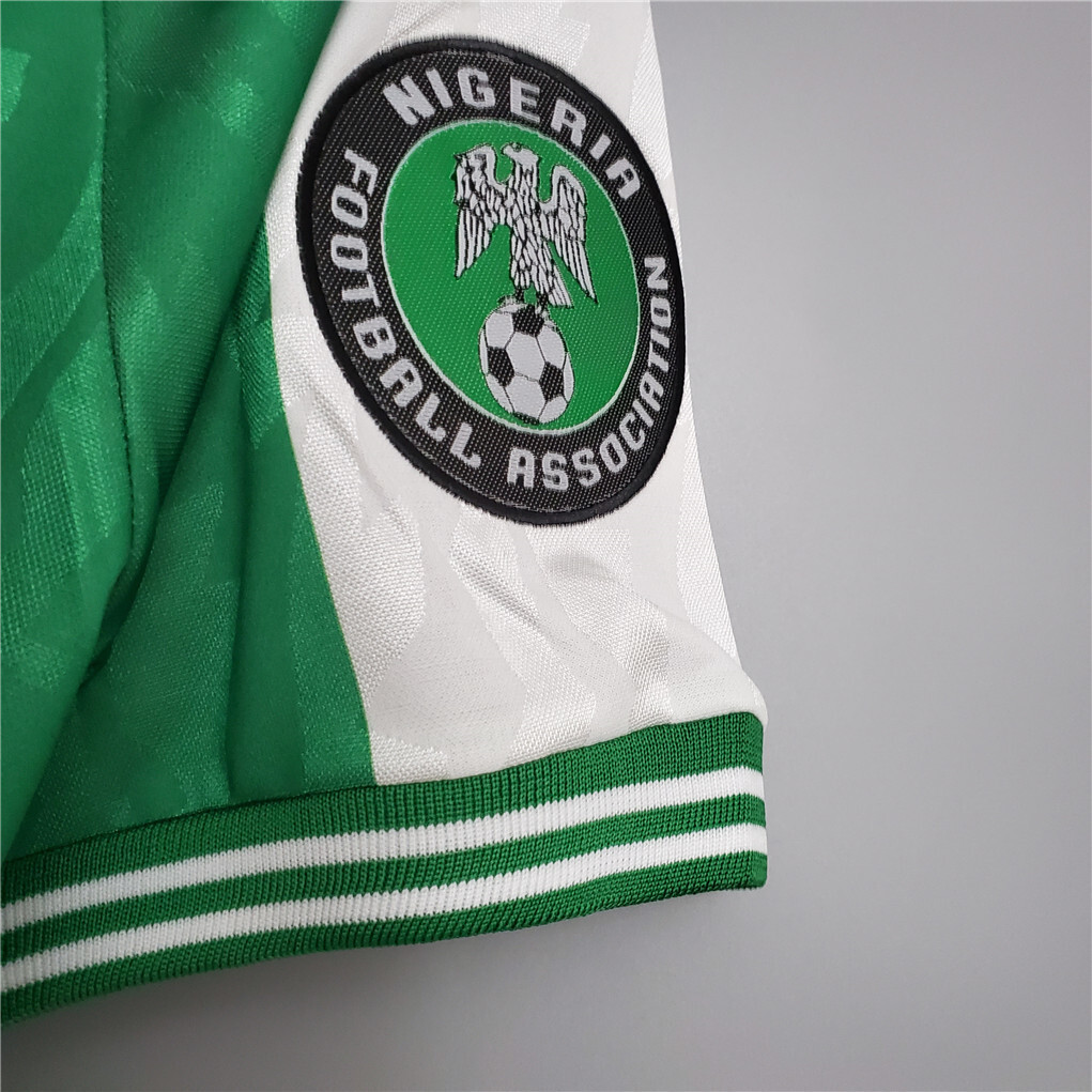 1996 Nigeria Home Soccer Retro Jersey - view 5