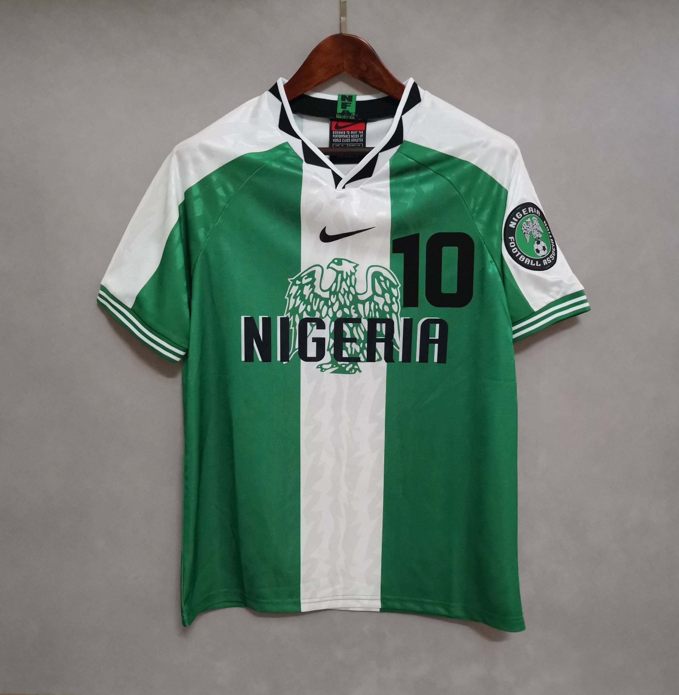 1996 Nigeria Home Soccer Retro Jersey - view 7