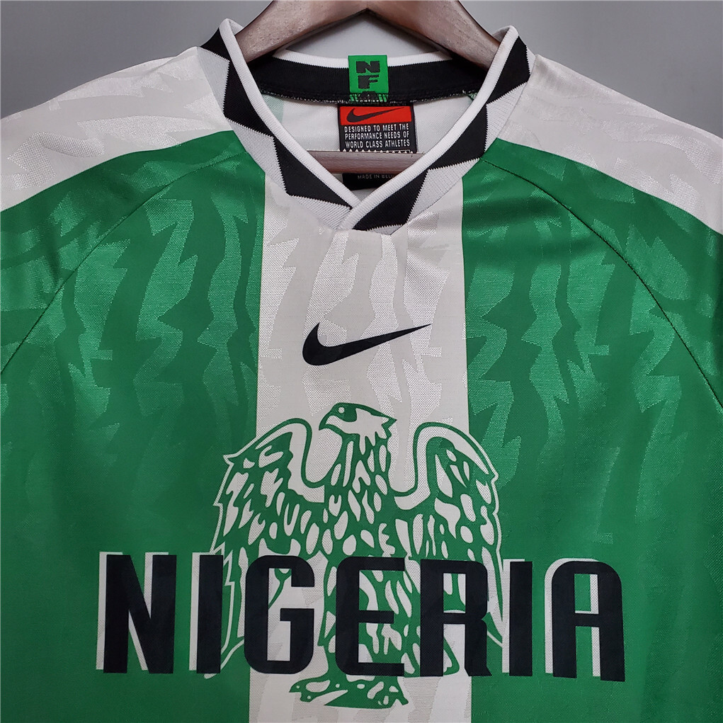 1996 Nigeria Home Soccer Retro Jersey - view 8