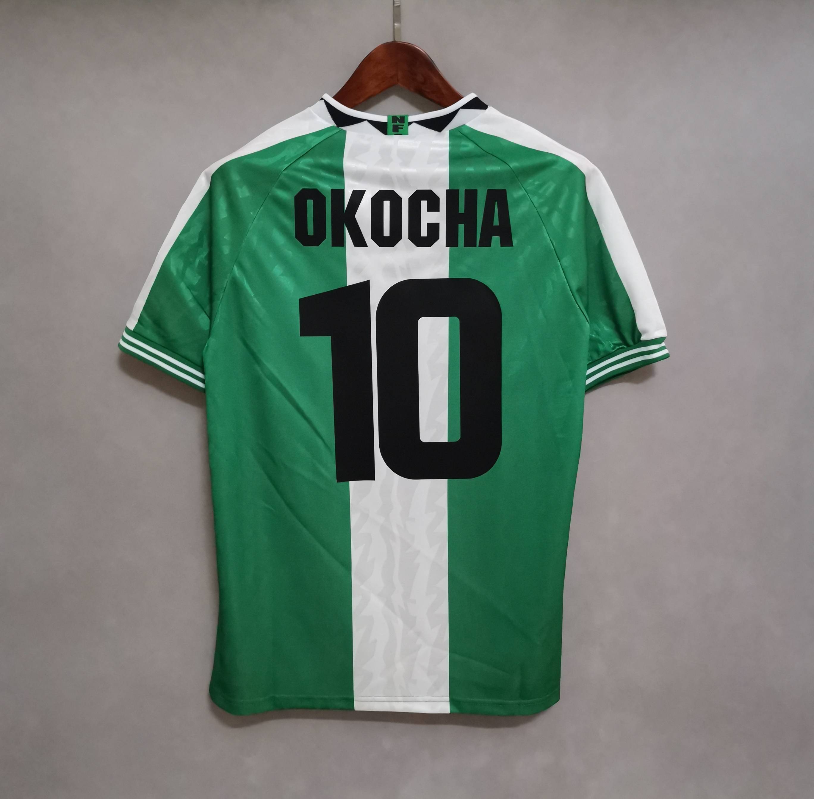 1996 Nigeria Home Soccer Retro Jersey - view 9