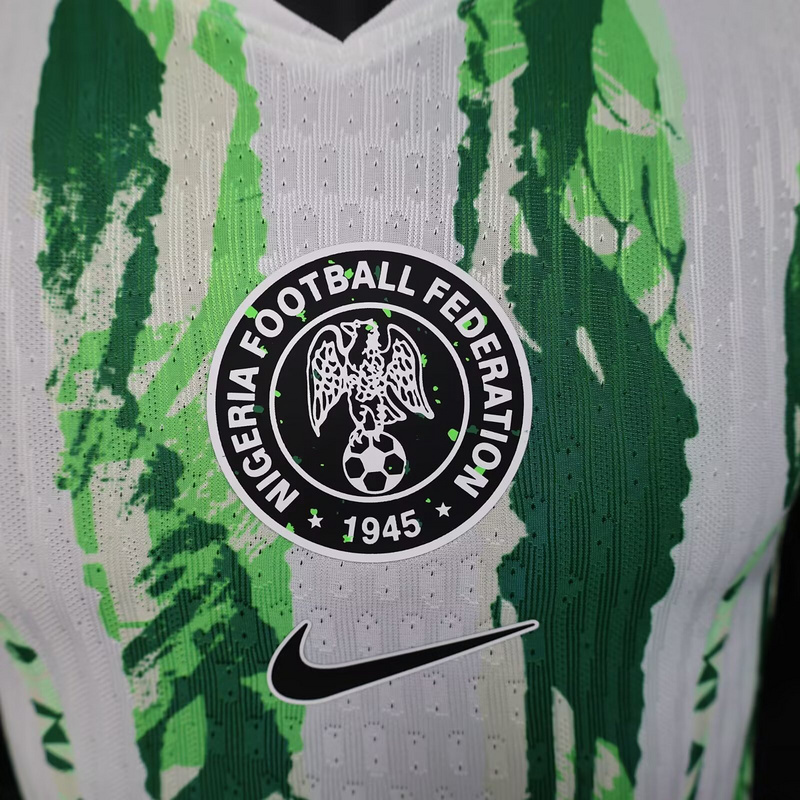 25-26 Nigeria Home Soccer Jersey Player Version - view 5