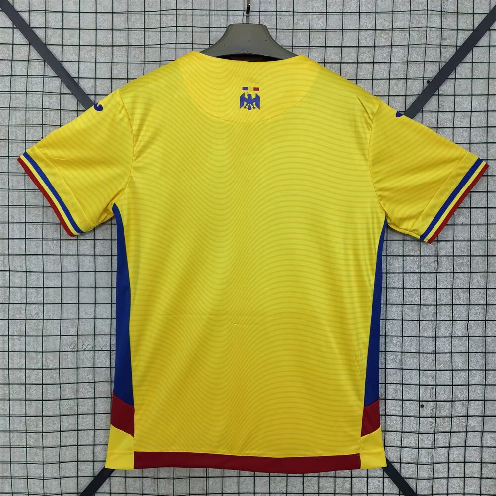 25-26 Romania Home Football Jersey - view 3