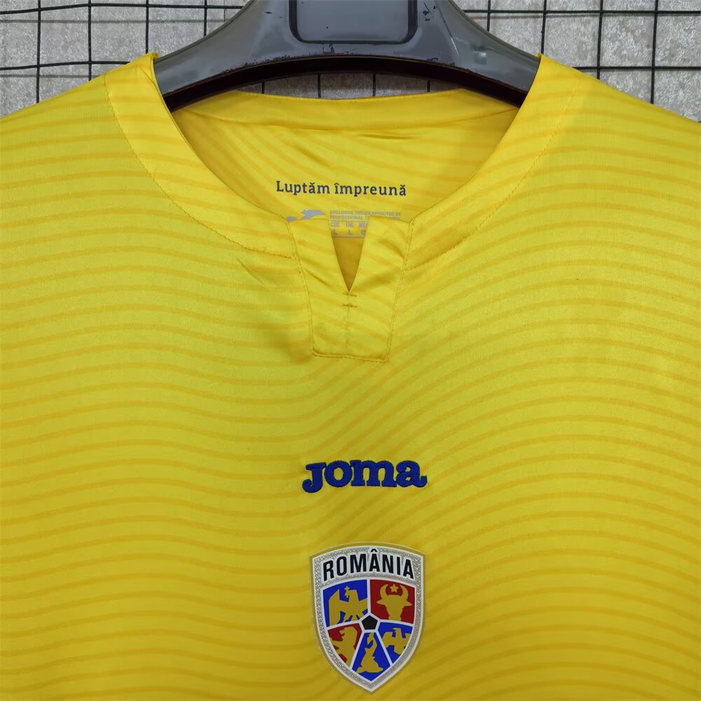25-26 Romania Home Football Jersey - view 5