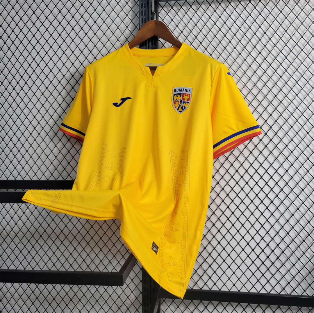 2024 Romania Euro Cup Home Football Jersey - view 3
