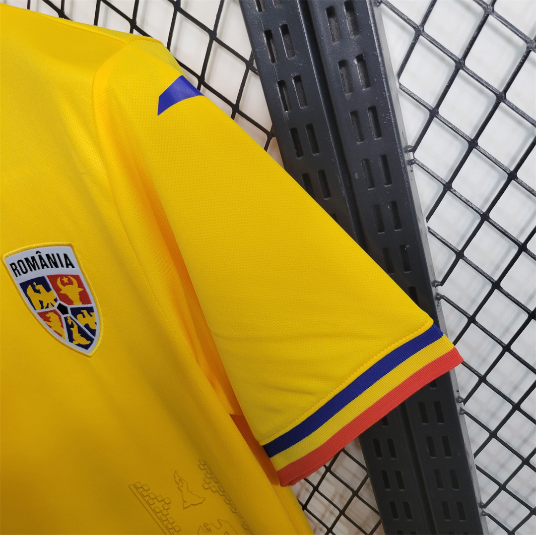 2024 Romania Euro Cup Home Football Jersey - view 9