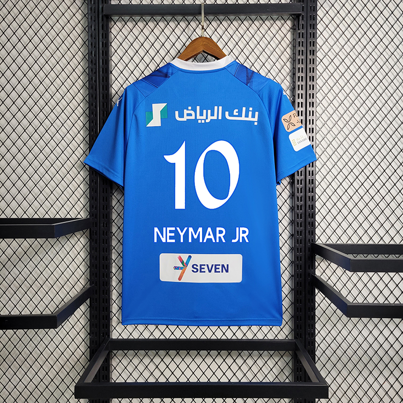 23-24 Al Hilal Saudi Neymar JR#10 Home Fan Version