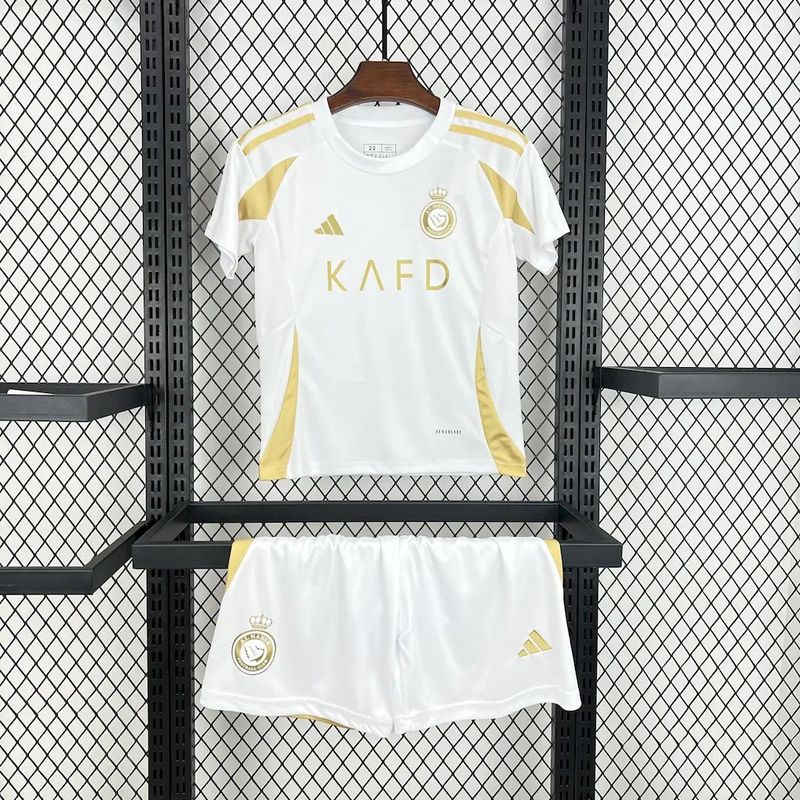 24-25 Al-Nassr Victory Third Away Kids Kit Jersey+Shorts