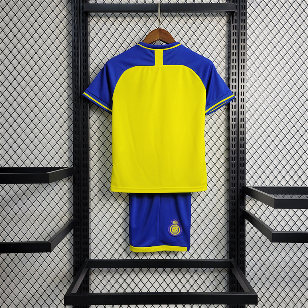 22-23 Al-Nassr Victory Home Kids Kit Jersey+Shorts - view 3