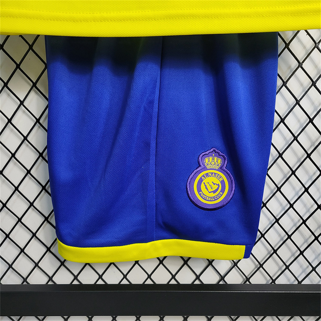22-23 Al-Nassr Victory Home Kids Kit Jersey+Shorts - view 4