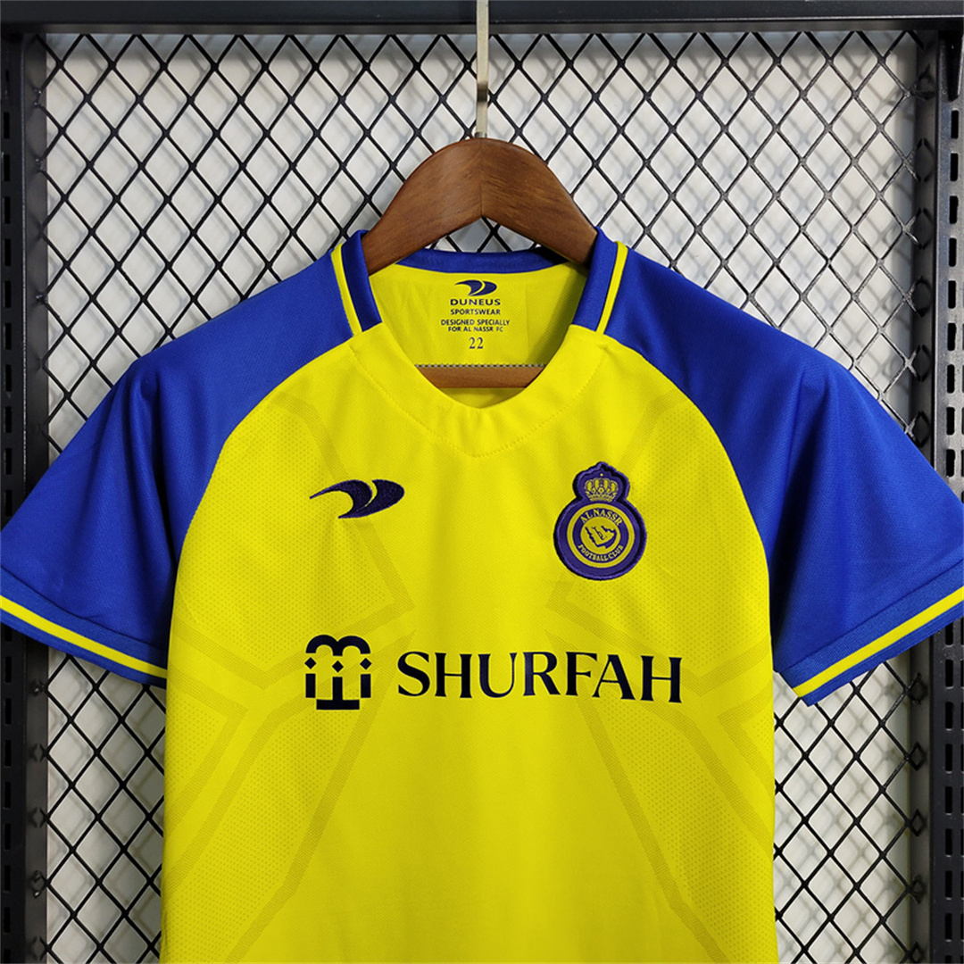 22-23 Al-Nassr Victory Home Kids Kit Jersey+Shorts - view 6