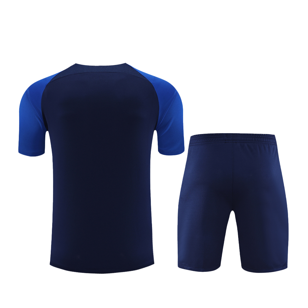 23-24 Al-Nassr Victory Pre-match Jersey+Shorts - view 3