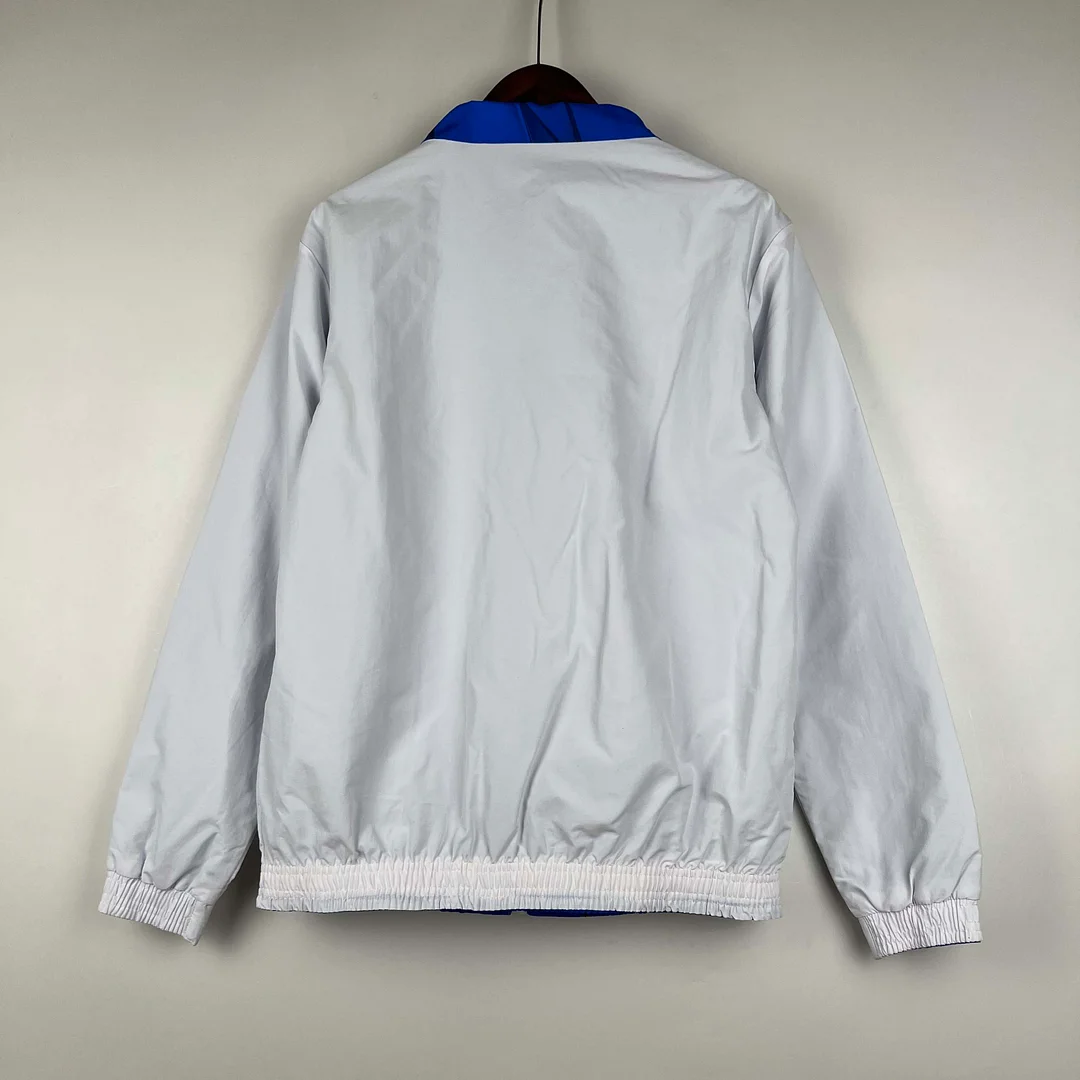 2023/2024 Al-Nassr Reversible Windbreaker（White-Blue）Soccer Jersey 1:1 Thai Quality - view 16