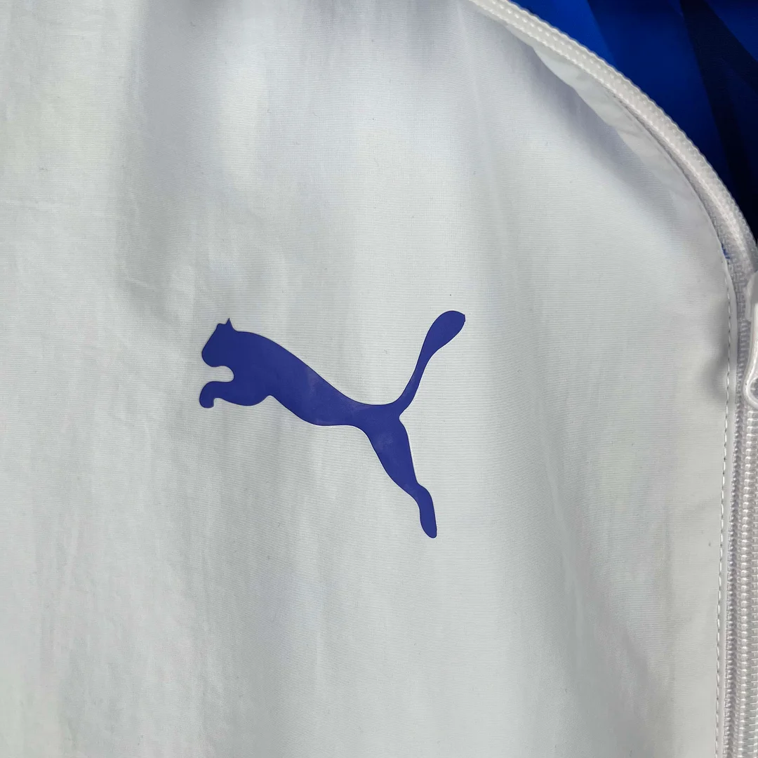 2023/2024 Al-Nassr Reversible Windbreaker（White-Blue）Soccer Jersey 1:1 Thai Quality - view 7