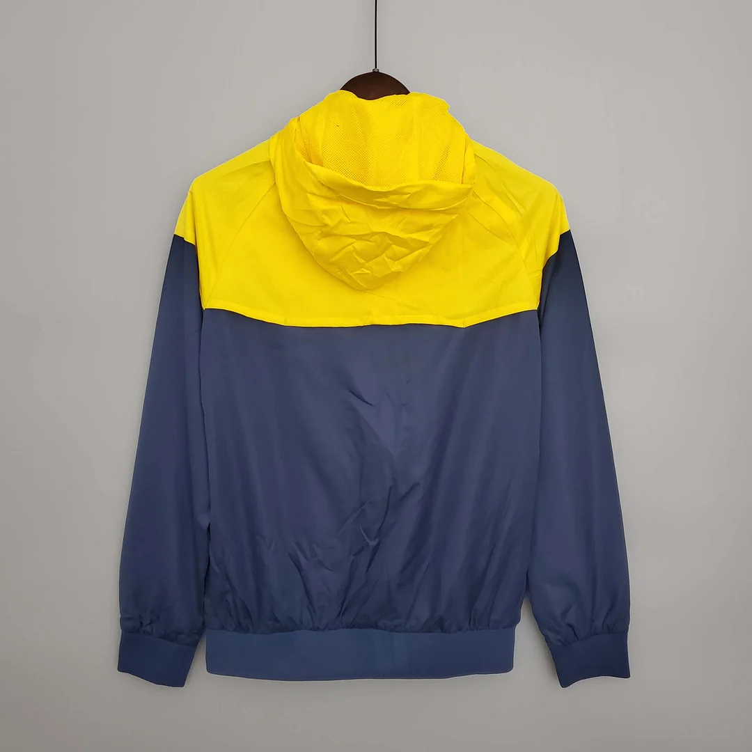 2023/2024 Al-Nassr Windbreaker Navy blue and yellow Soccer Jersey 1:1 Thai Quality - view 4