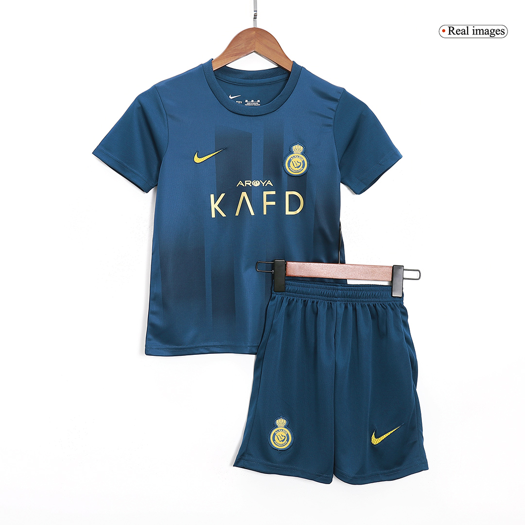 23-24 Al-Nassr Victory Away Kids Kit (Jersey+Shorts)