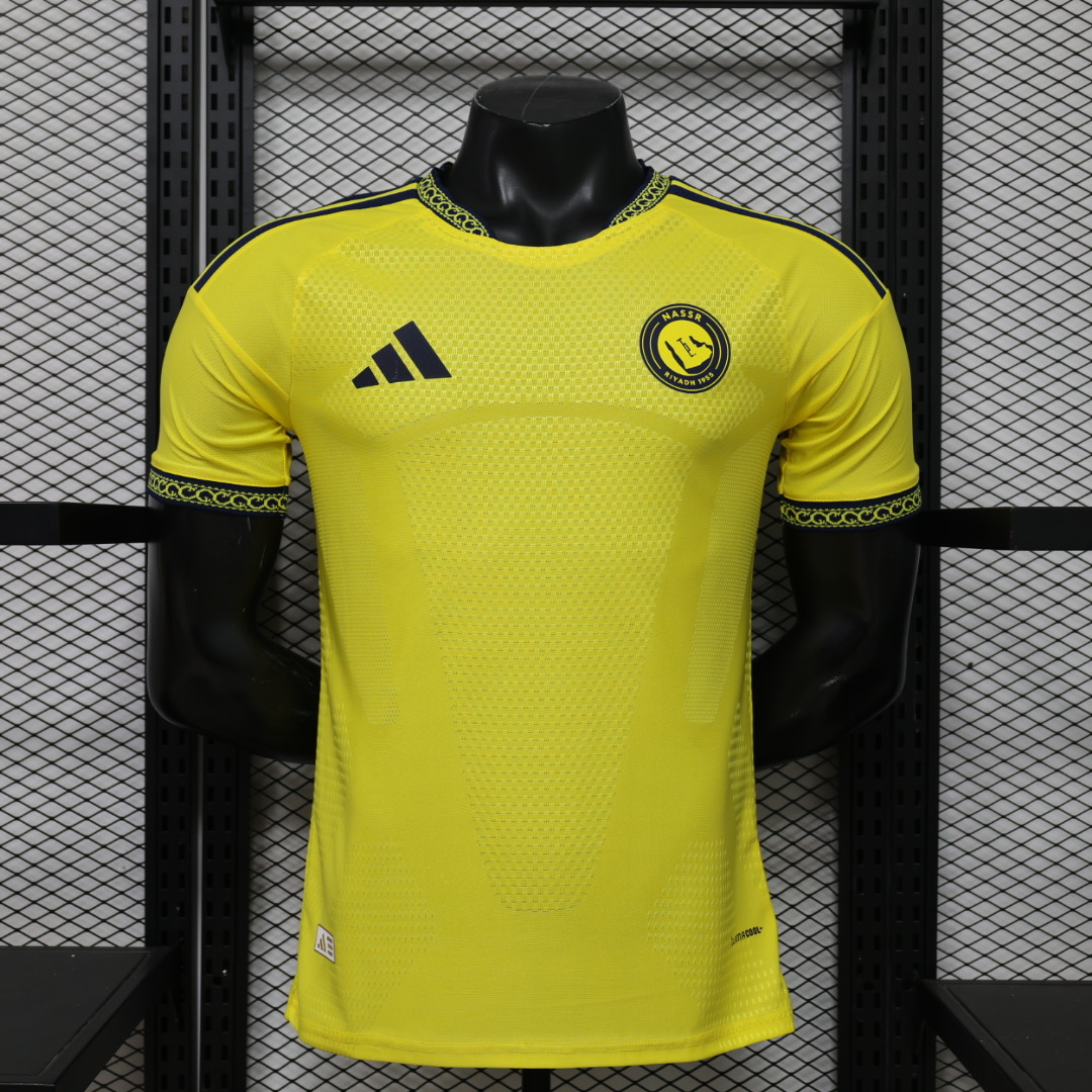 26-27 Al-Nassr Victory Home Soccer Jersey Player Version