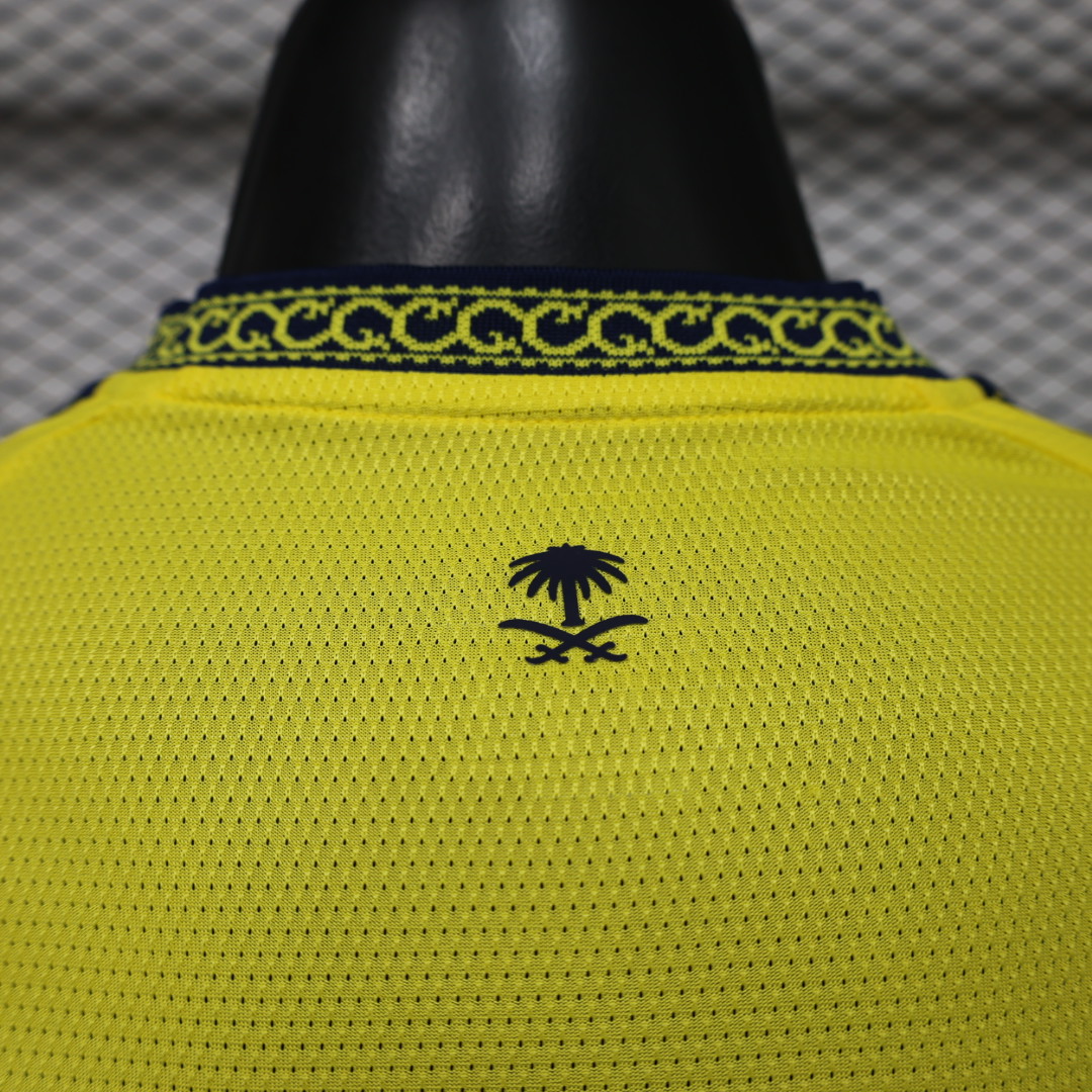 26-27 Al-Nassr Victory Home Soccer Jersey Player Version - view 4