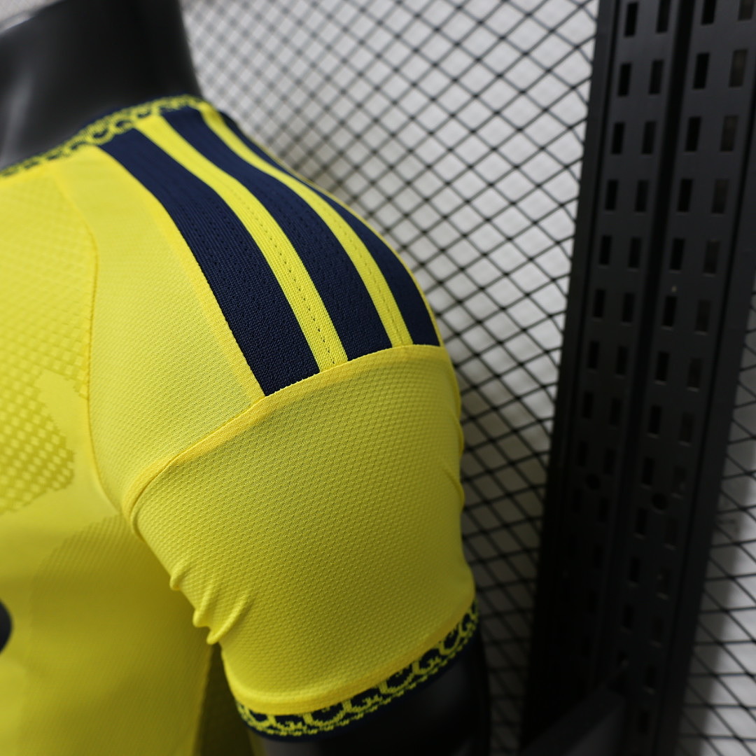 26-27 Al-Nassr Victory Home Soccer Jersey Player Version with Sponsor - view 3