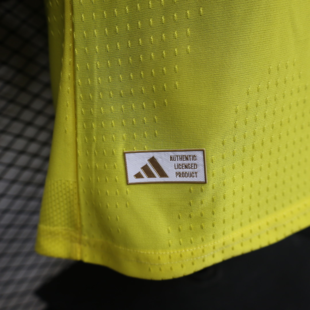 26-27 Al-Nassr Victory Home Soccer Jersey Player Version with Sponsor - view 6