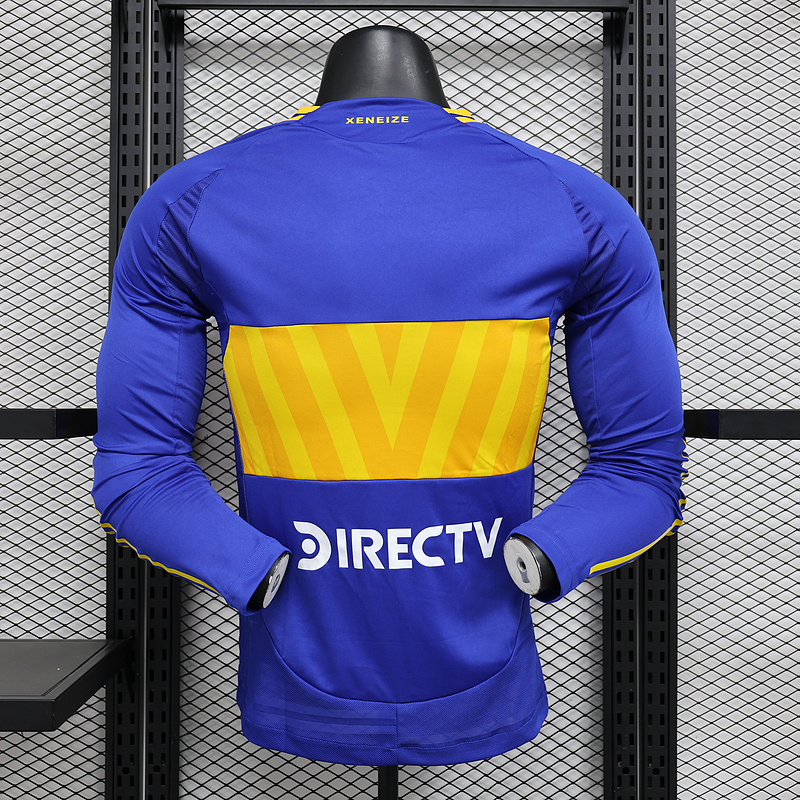 24-25 Boca Juniors  Home Jersey Long Sleeve Player Version - view 3