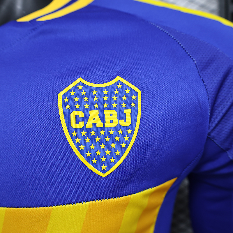 24-25 Boca Juniors  Home Jersey Long Sleeve Player Version - view 12