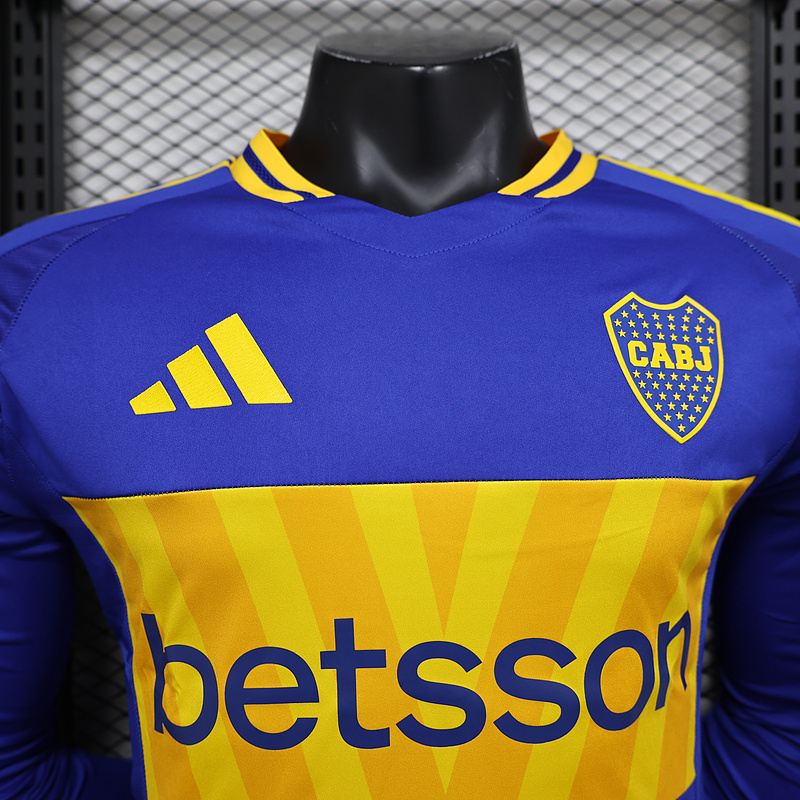 24-25 Boca Juniors  Home Jersey Long Sleeve Player Version - view 13