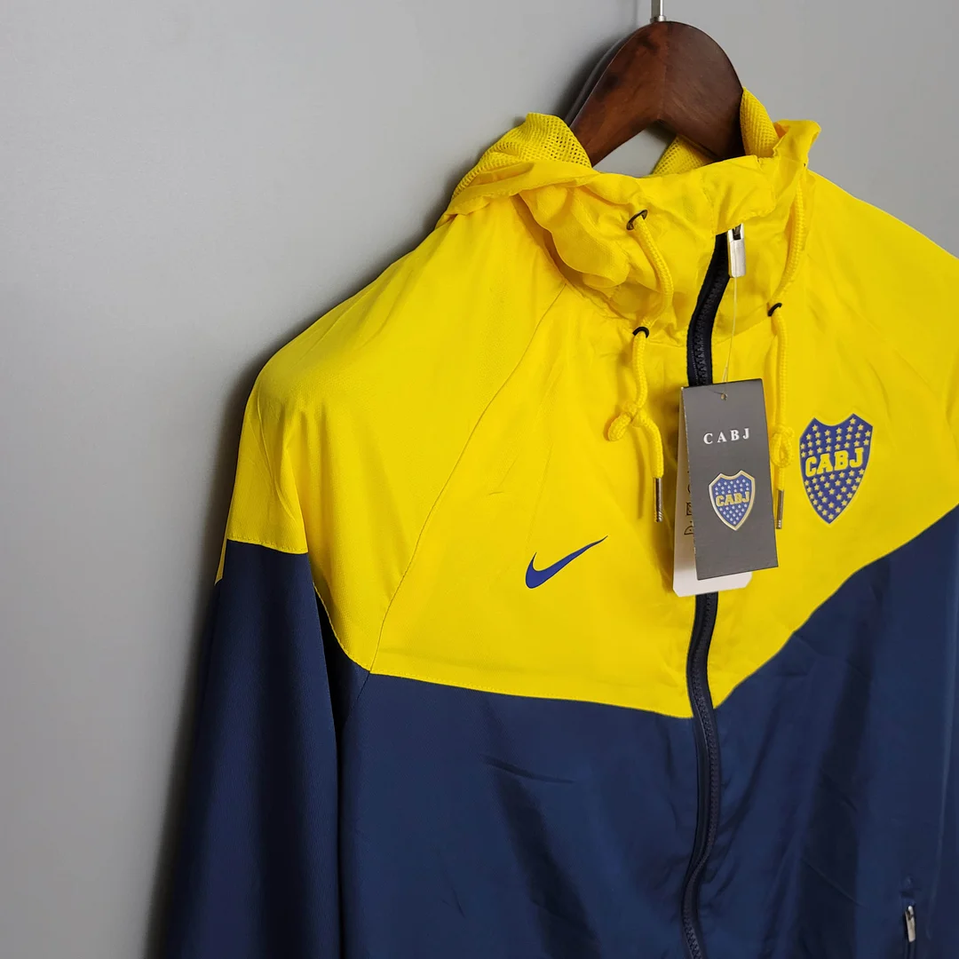 2021 Windbreaker Blue-Yellow Boca Juniors Jersey 1:1 Thai Quality - view 9