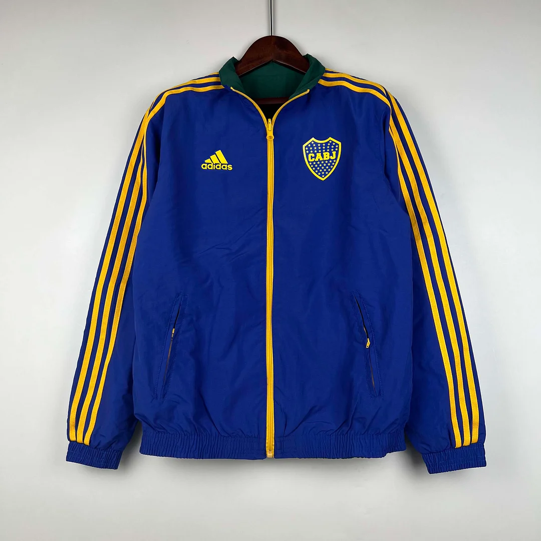 2023-2024 Boca Juniors Reversible Windbreaker（Blue-Green）Soccer Jersey 1:1 Thai Quality - view 4