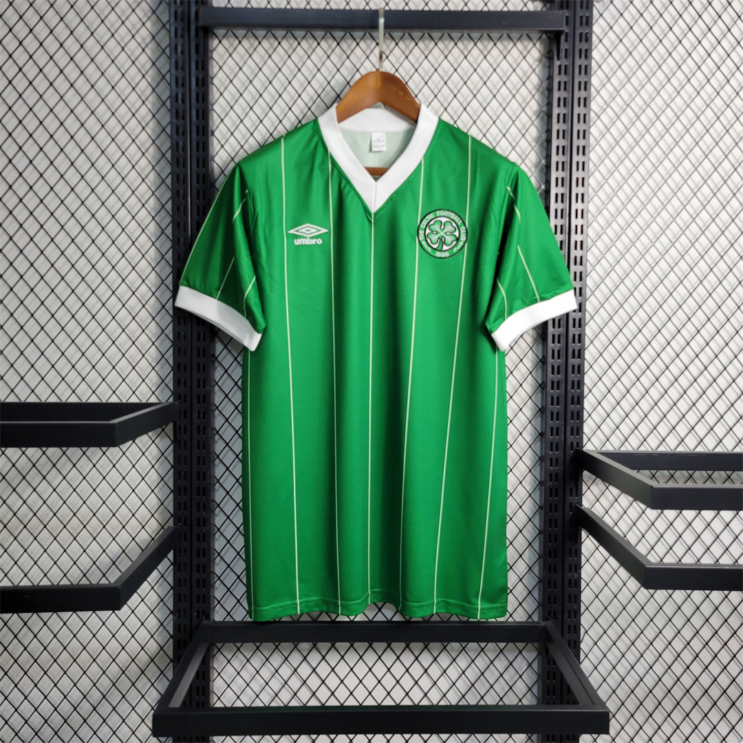 1984/86 Celtic Home Soccer Jersey Retro Version