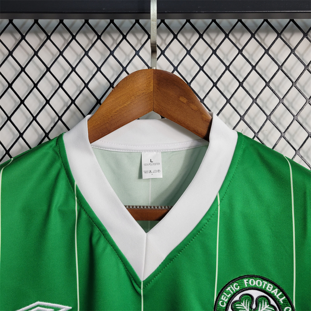 1984/86 Celtic Home Soccer Jersey Retro Version - view 4