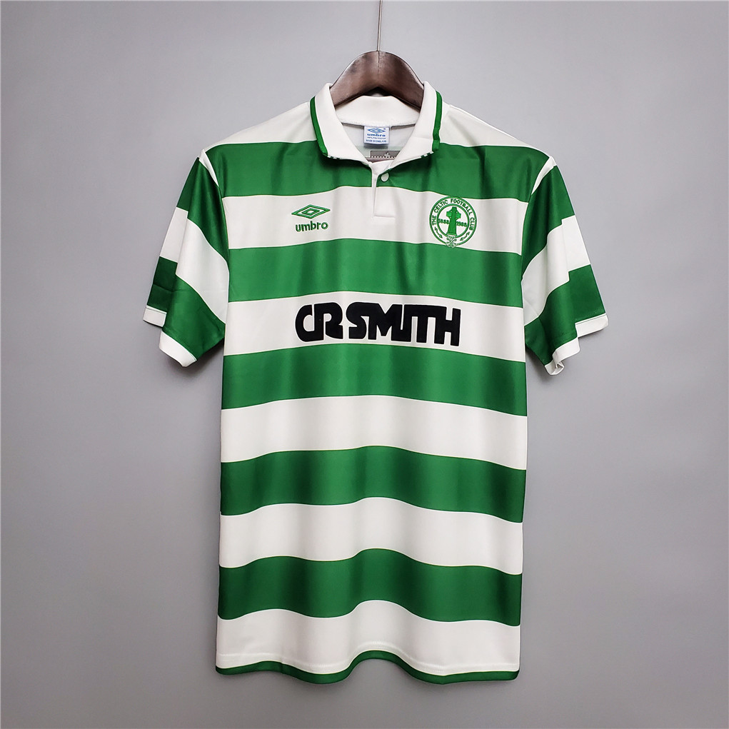 1987/88 Celtic Home Soccer Jersey Retro Version