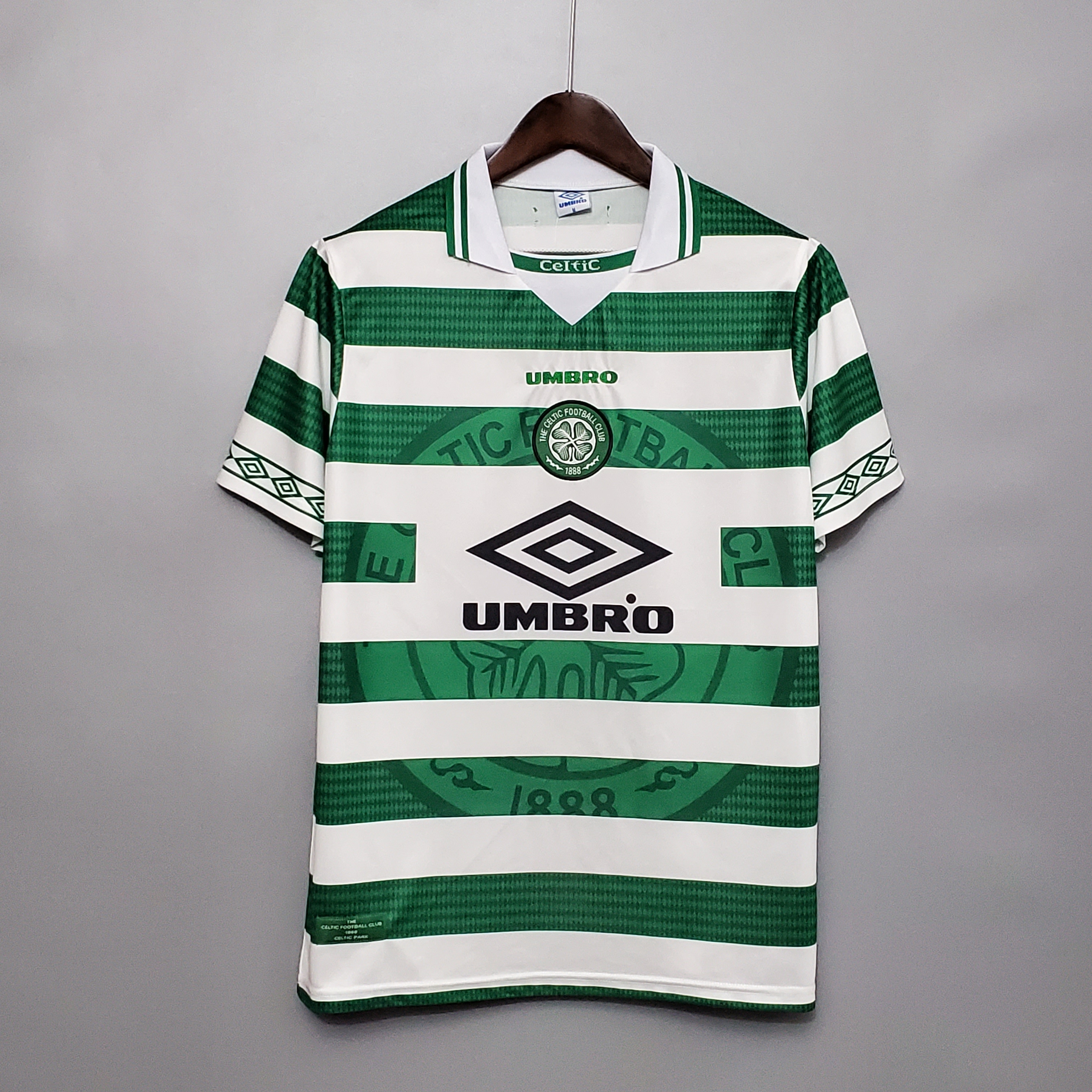 1998/99 Celtic Home Soccer Jersey Retro Version