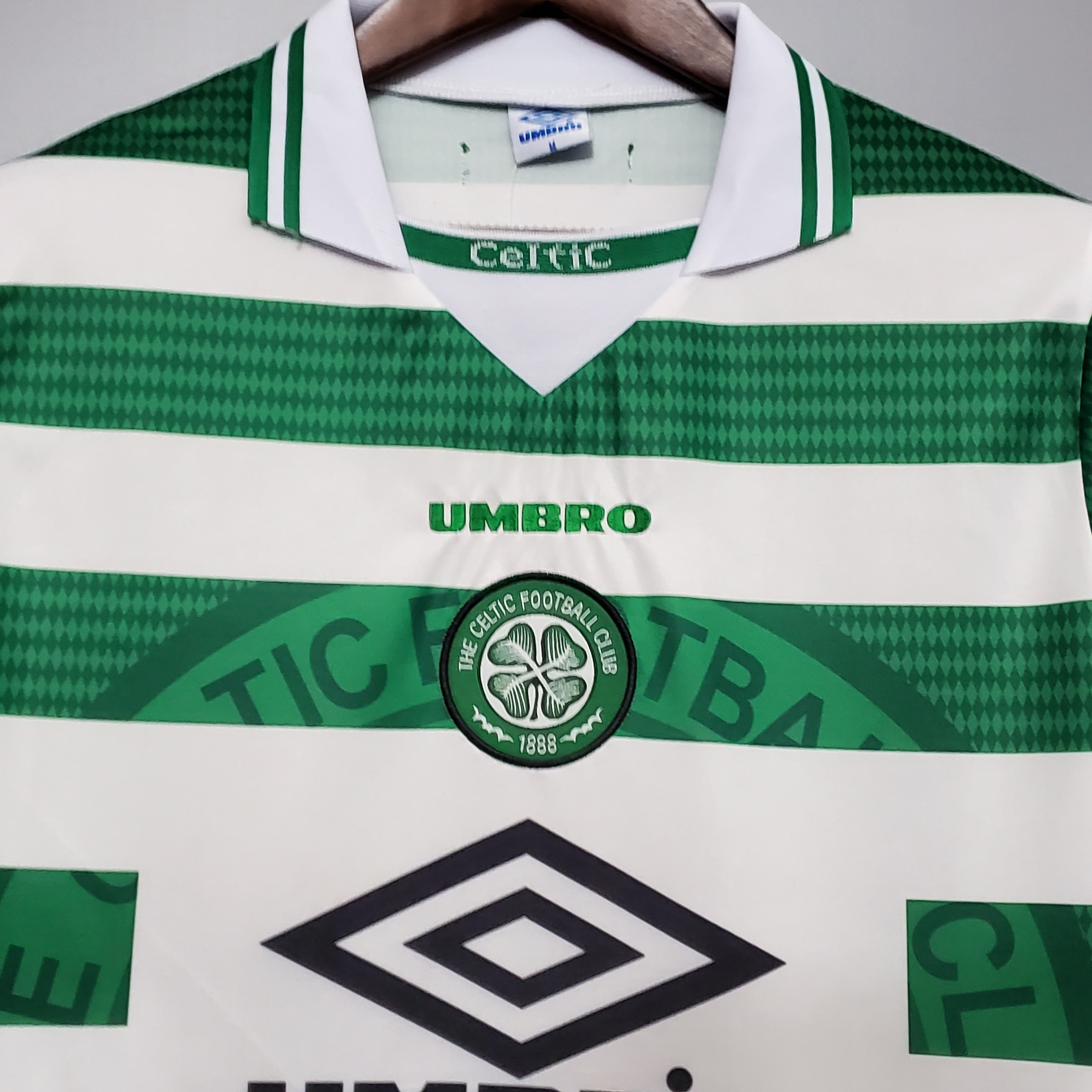 1998/99 Celtic Home Soccer Jersey Retro Version - view 4