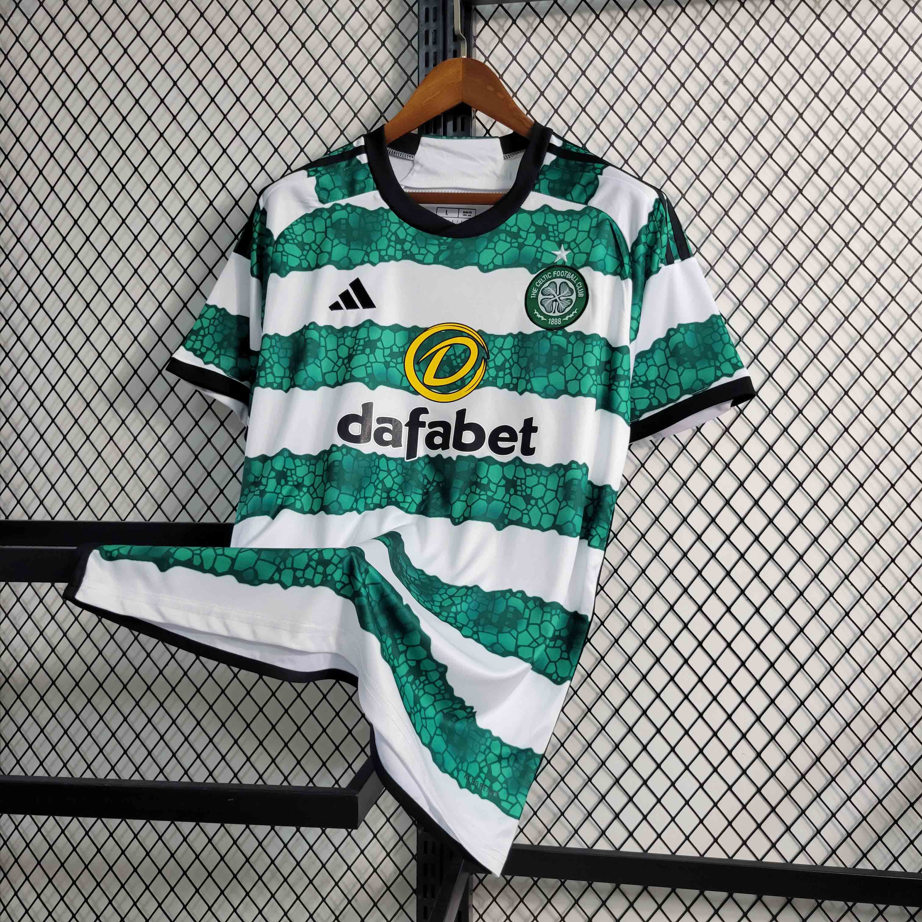 23-24 Celtic Home Soccer Kit Jersey+Shorts - view 5