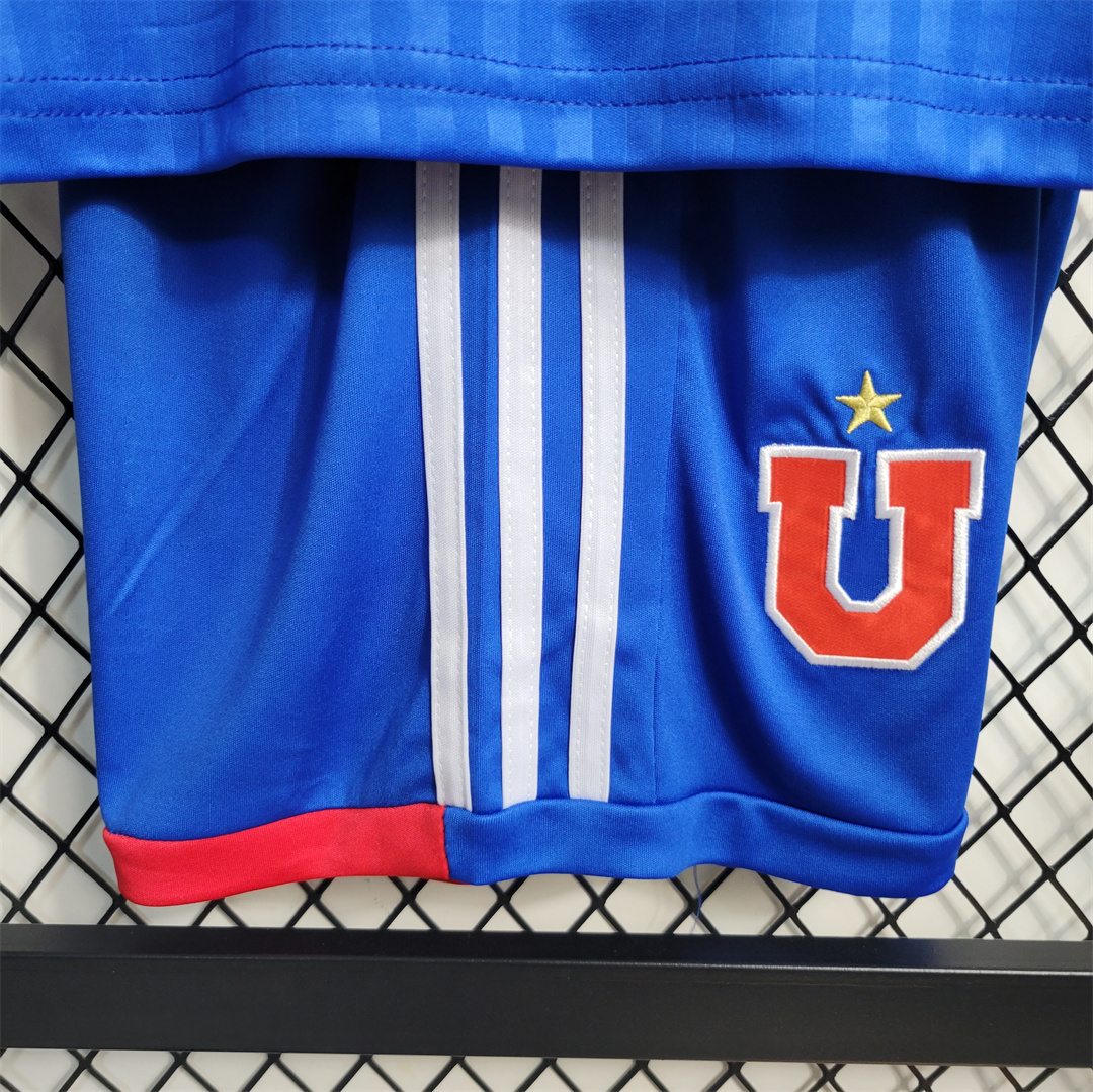 2023-24 Club Universidad de Chile Home Kids Kit Jersey+Shorts - view 11