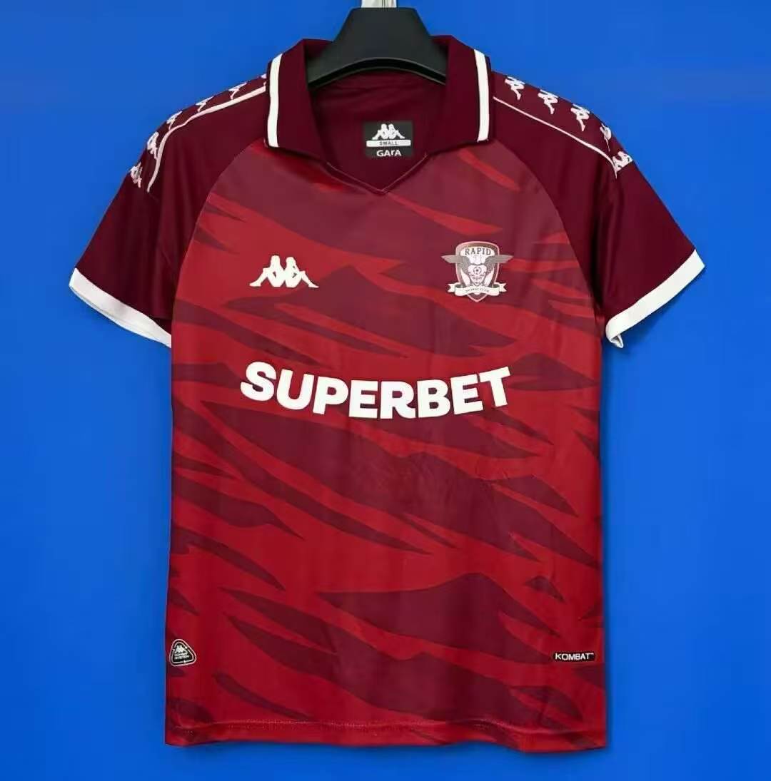 25-26 FC Rapid București Home Soccer Jersey
