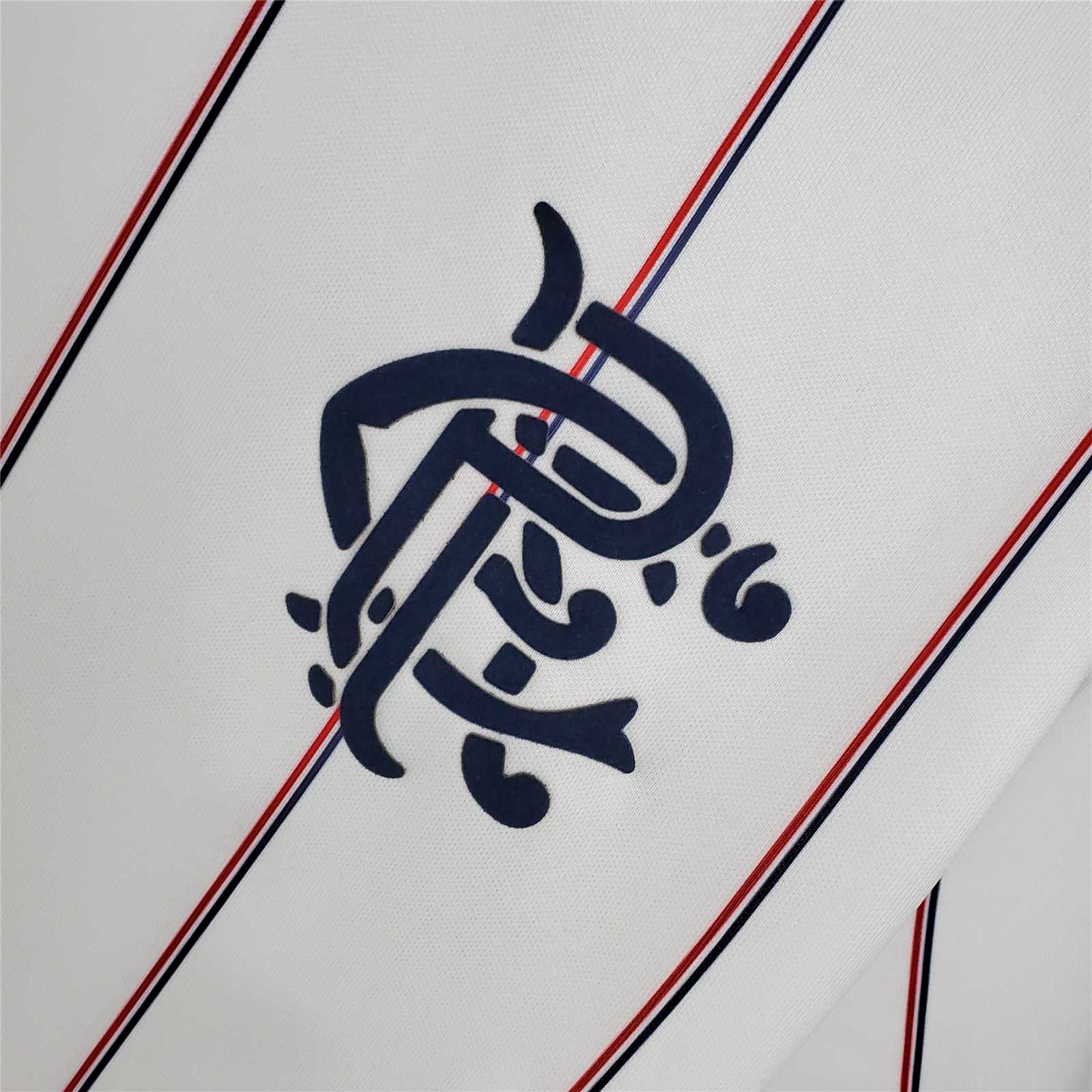 1982/83 Glasgow Rangers Away Soccer Retro Jersey - view 6