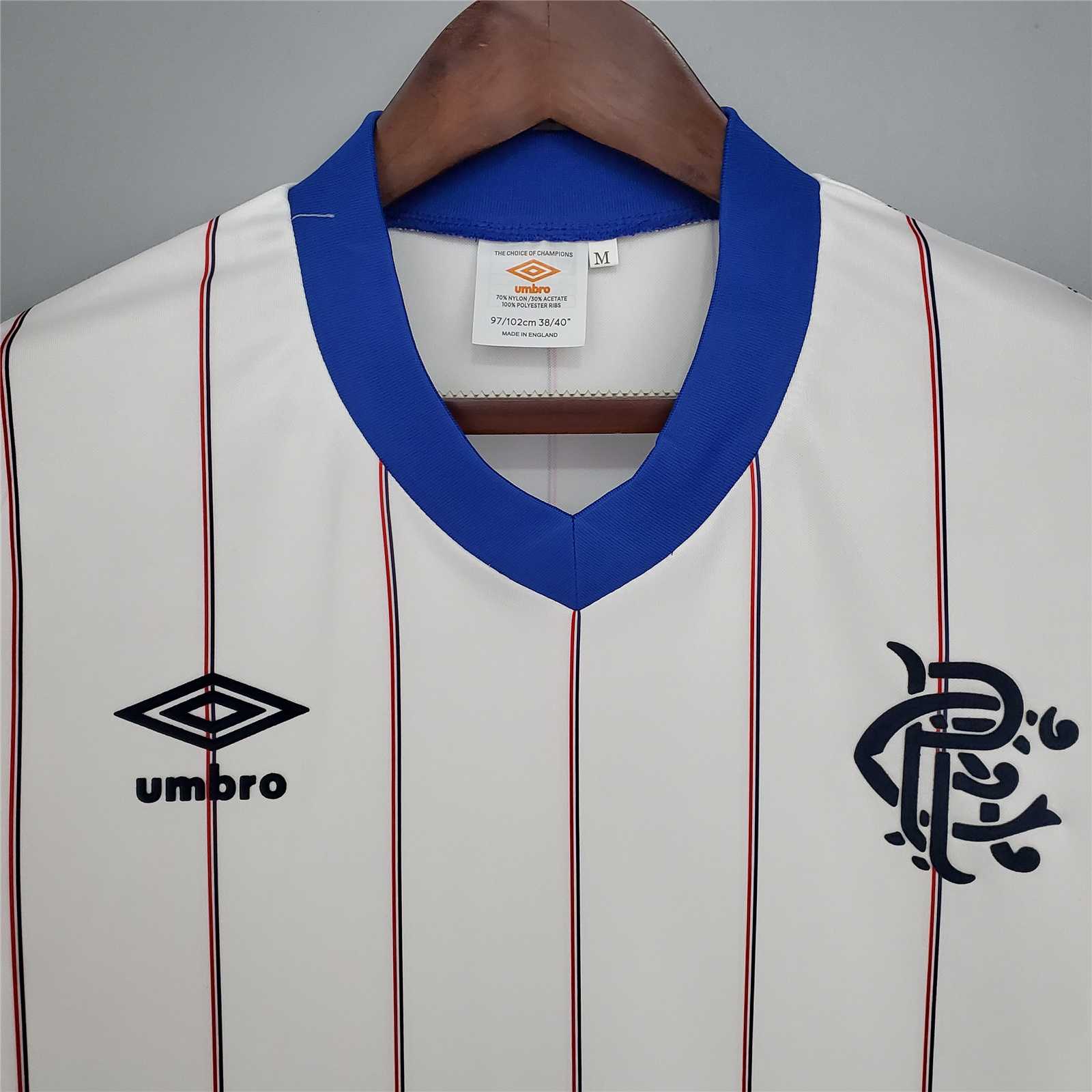 1982/83 Glasgow Rangers Away Soccer Retro Jersey - view 7