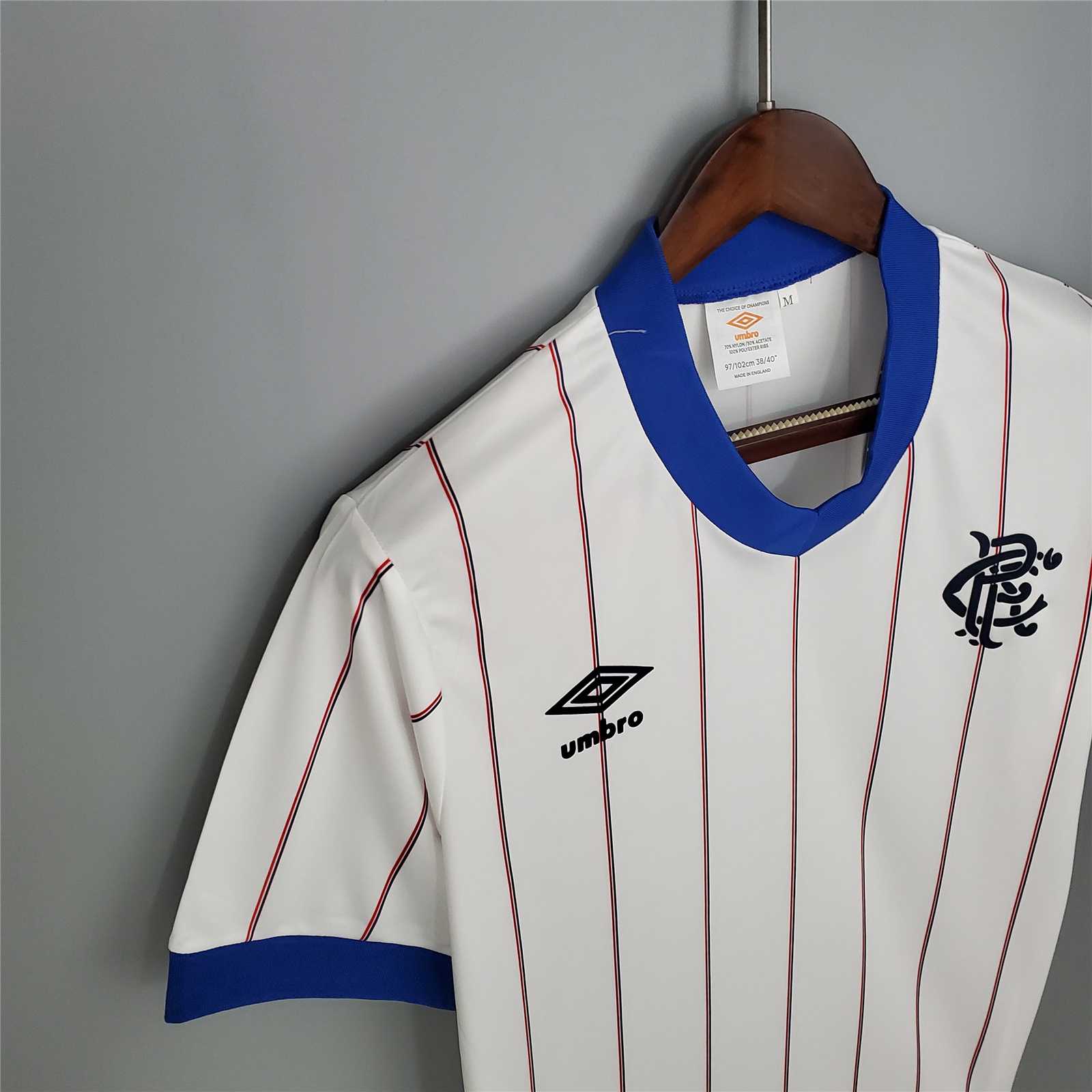 1982/83 Glasgow Rangers Away Soccer Retro Jersey - view 8