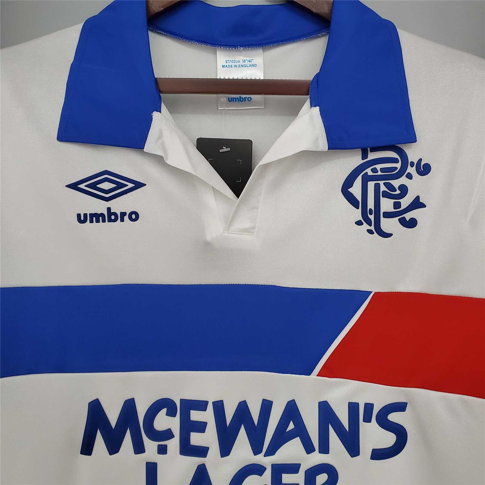 1994 Glasgow Rangers Away Soccer Retro Jersey - view 4