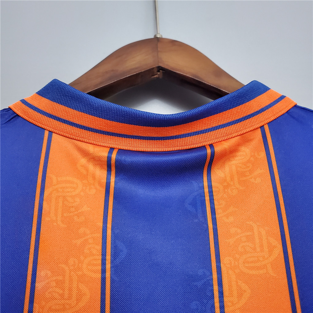 1993-94 Glasgow Rangers Away Soccer Retro Jersey - view 4