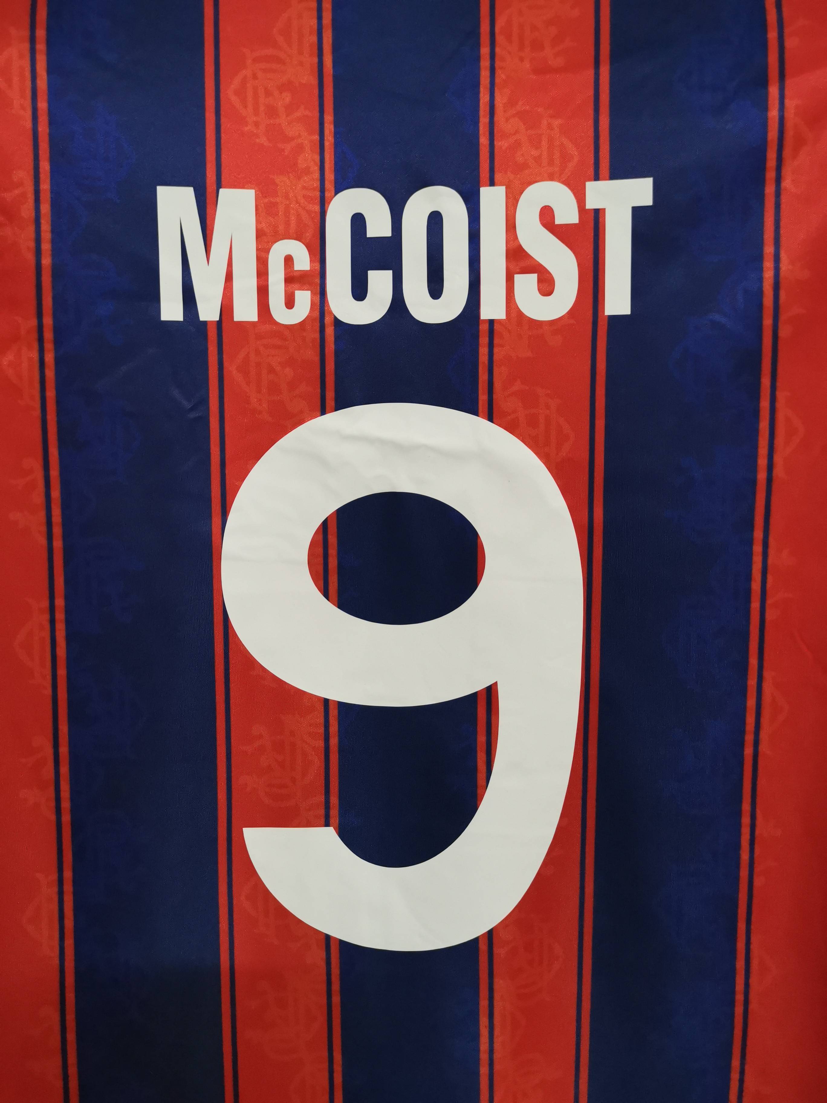 1993-94 Glasgow Rangers Away Soccer Retro Jersey - view 6