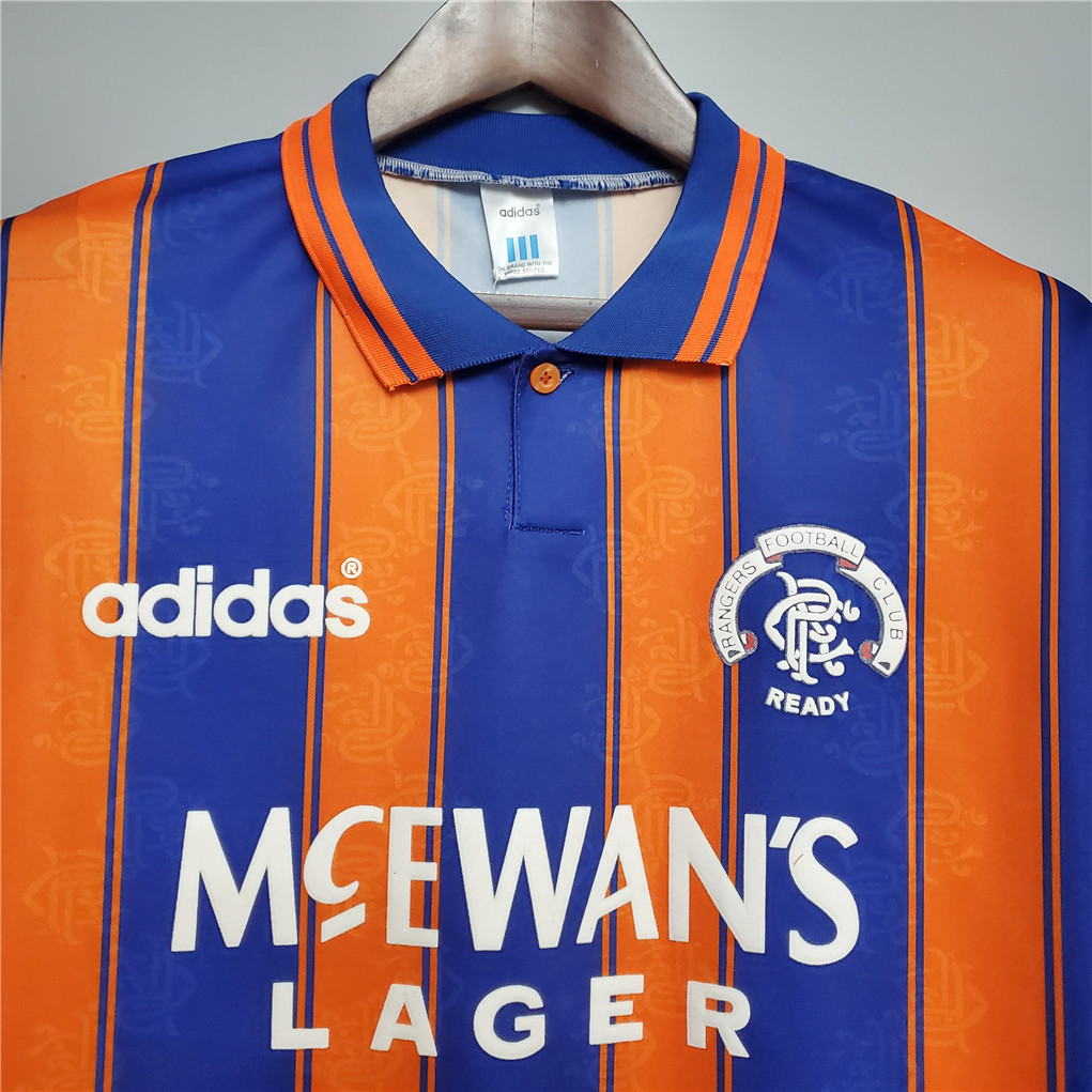 1993-94 Glasgow Rangers Away Soccer Retro Jersey - view 8