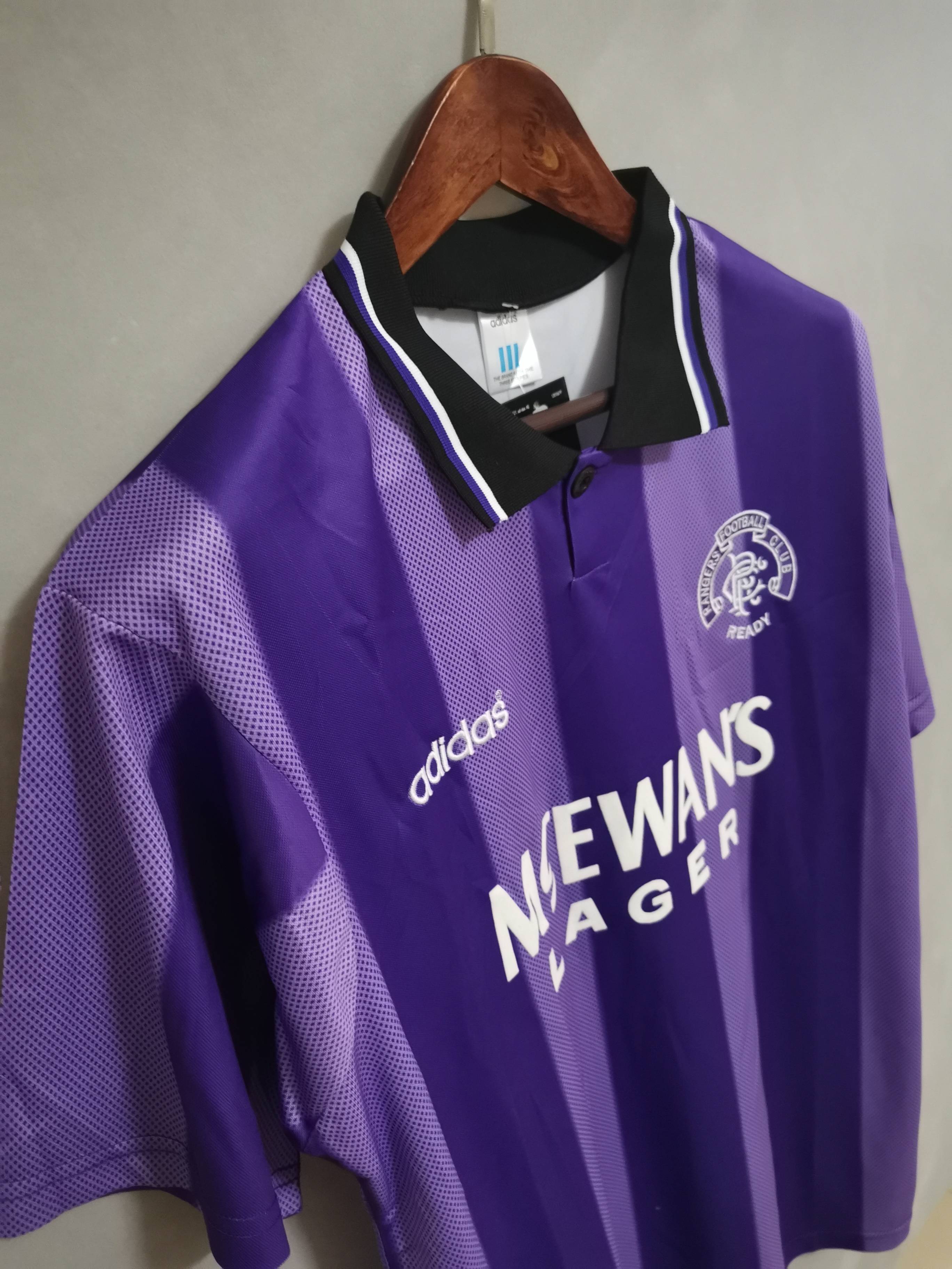 1994-95 Glasgow Rangers Away Soccer Retro Jersey - view 7