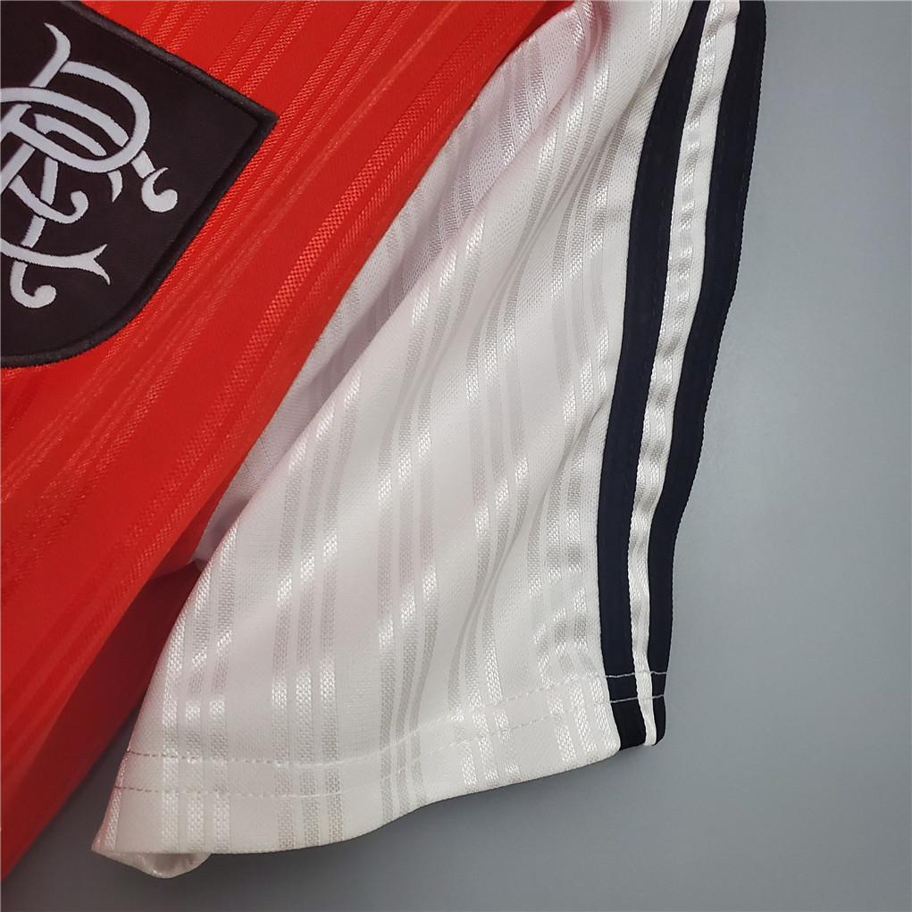 1995-96 Glasgow Rangers Away Soccer Retro Jersey - view 7
