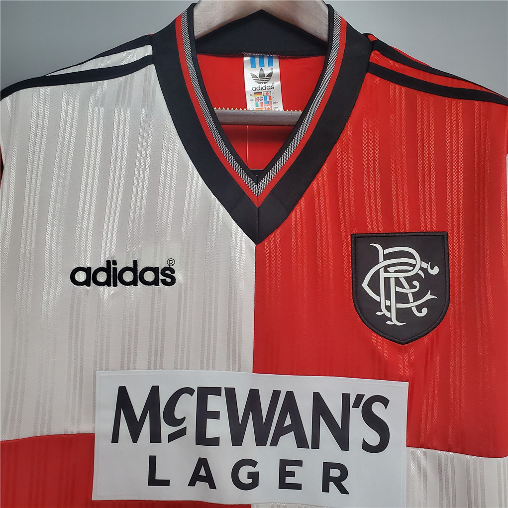 1995-96 Glasgow Rangers Away Soccer Retro Jersey - view 10